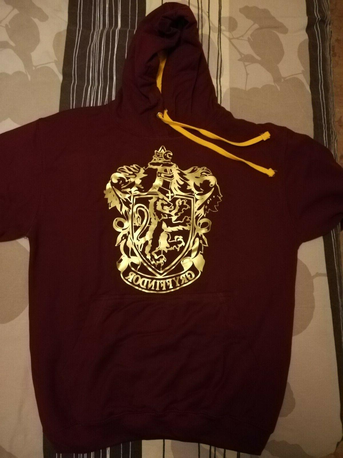 felpa con cappuccio harry potter grifondoro taglia