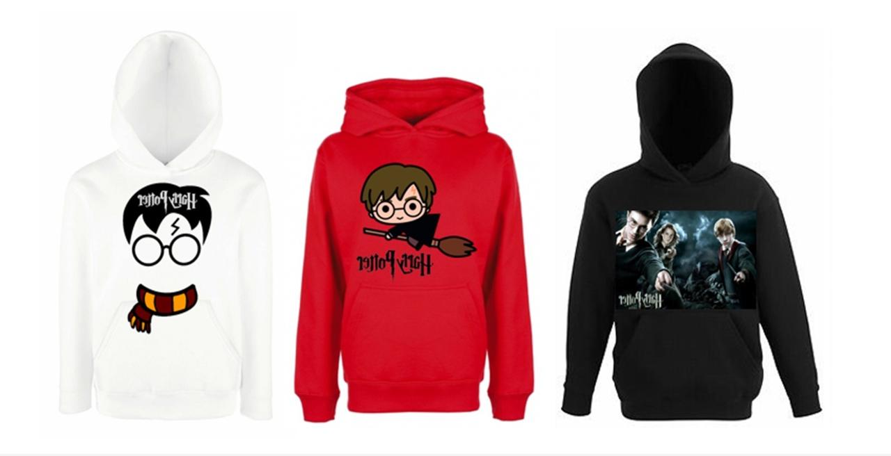 felpa con cappuccio harry potter
