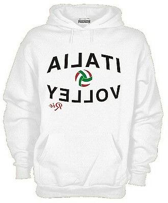 felpa con cappuccio kj1086 italia nazionale pallavolo