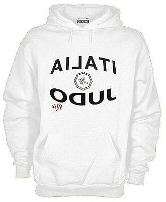 felpa con cappuccio kj1092 italia judo nazionale