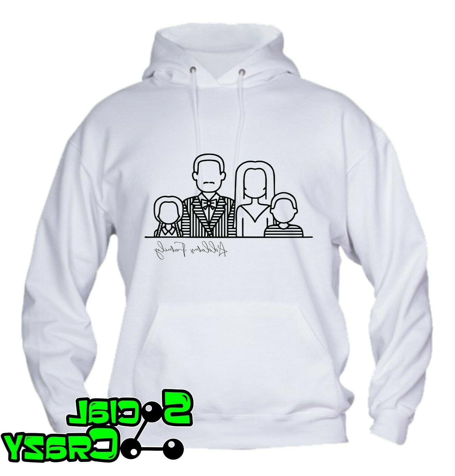 felpa con cappuccio la famiglia addams