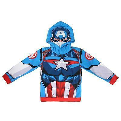 felpa con cappuccio marvel avengers capitan america