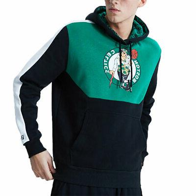 felpa con cappuccio nba boston celtics colour