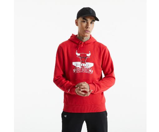 felpa con cappuccio official chicago bulls nba