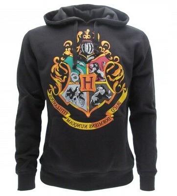 felpa con cappuccio originale con etichetta hogwarts