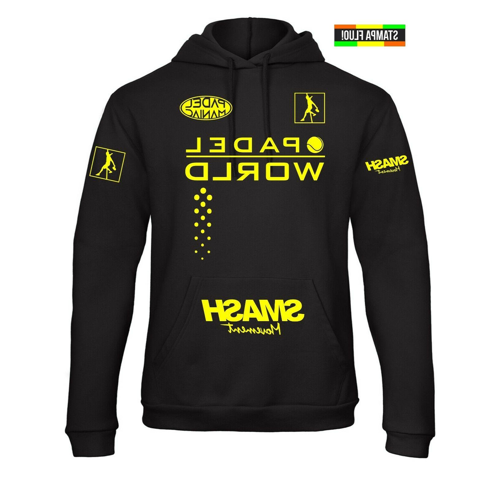 felpa con cappuccio padel mania paddle world