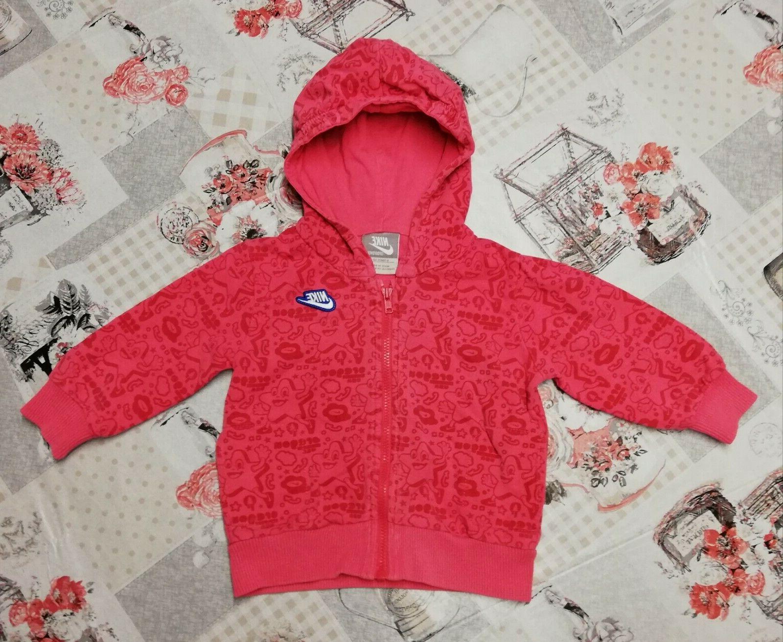 felpa con cappuccio rosa con fantasia bordeaux
