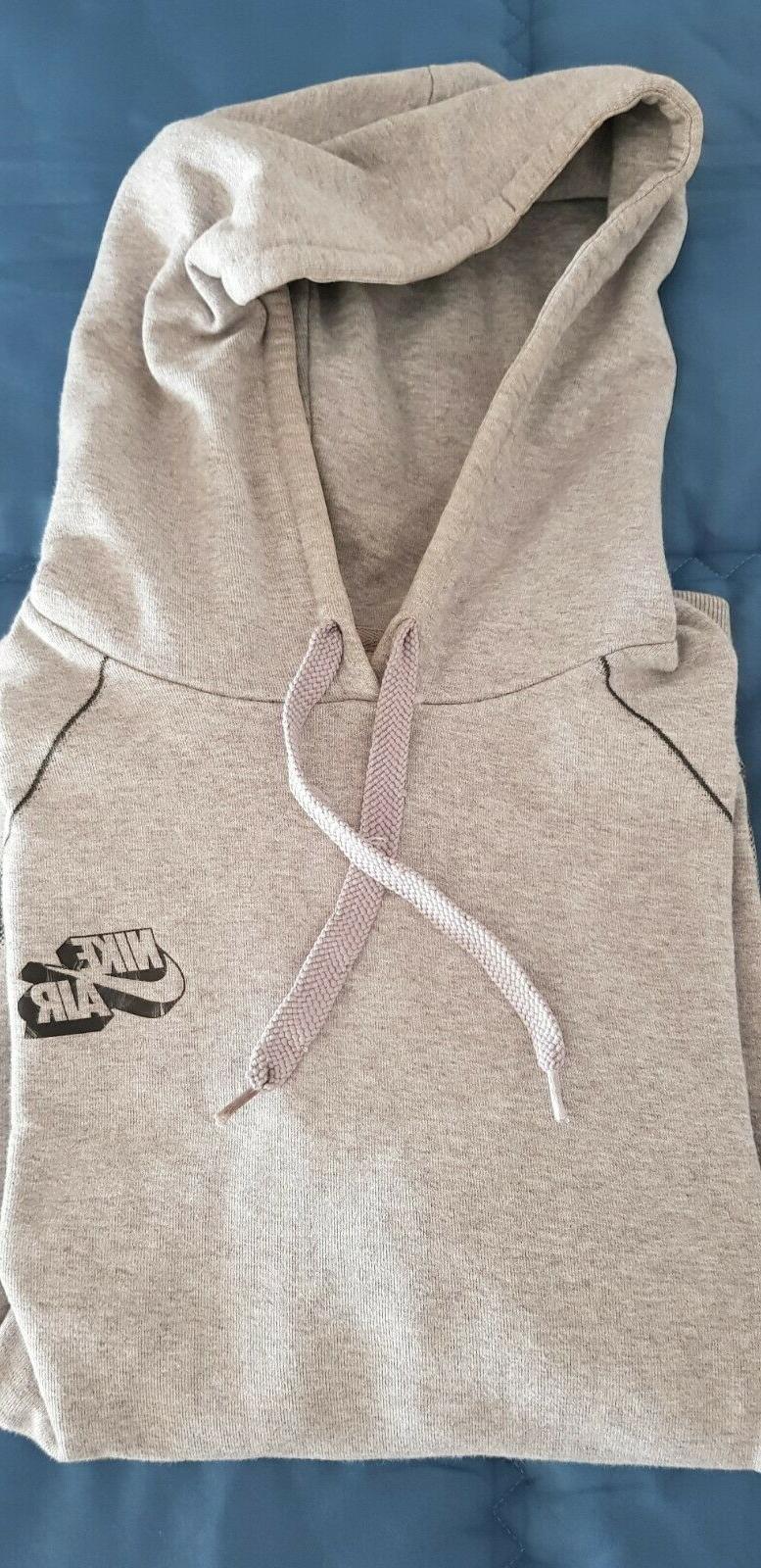 felpa con cappuccio sportswear grigio taglia s