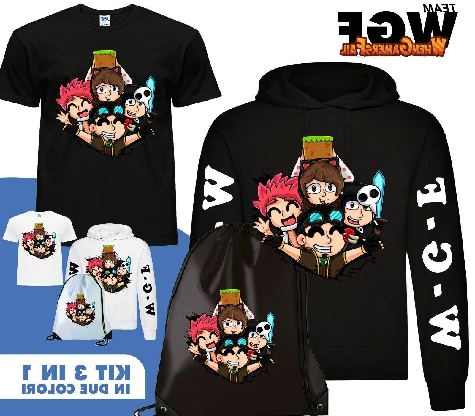 felpa con cappuccio t shirt sacca sportiva