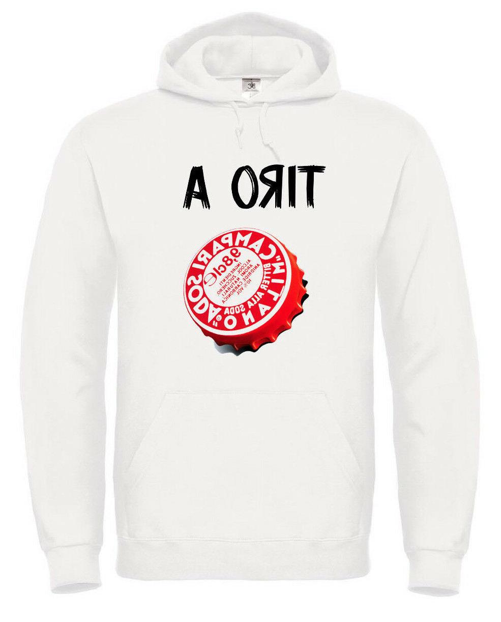 felpa con cappuccio unisex anche bambino frase