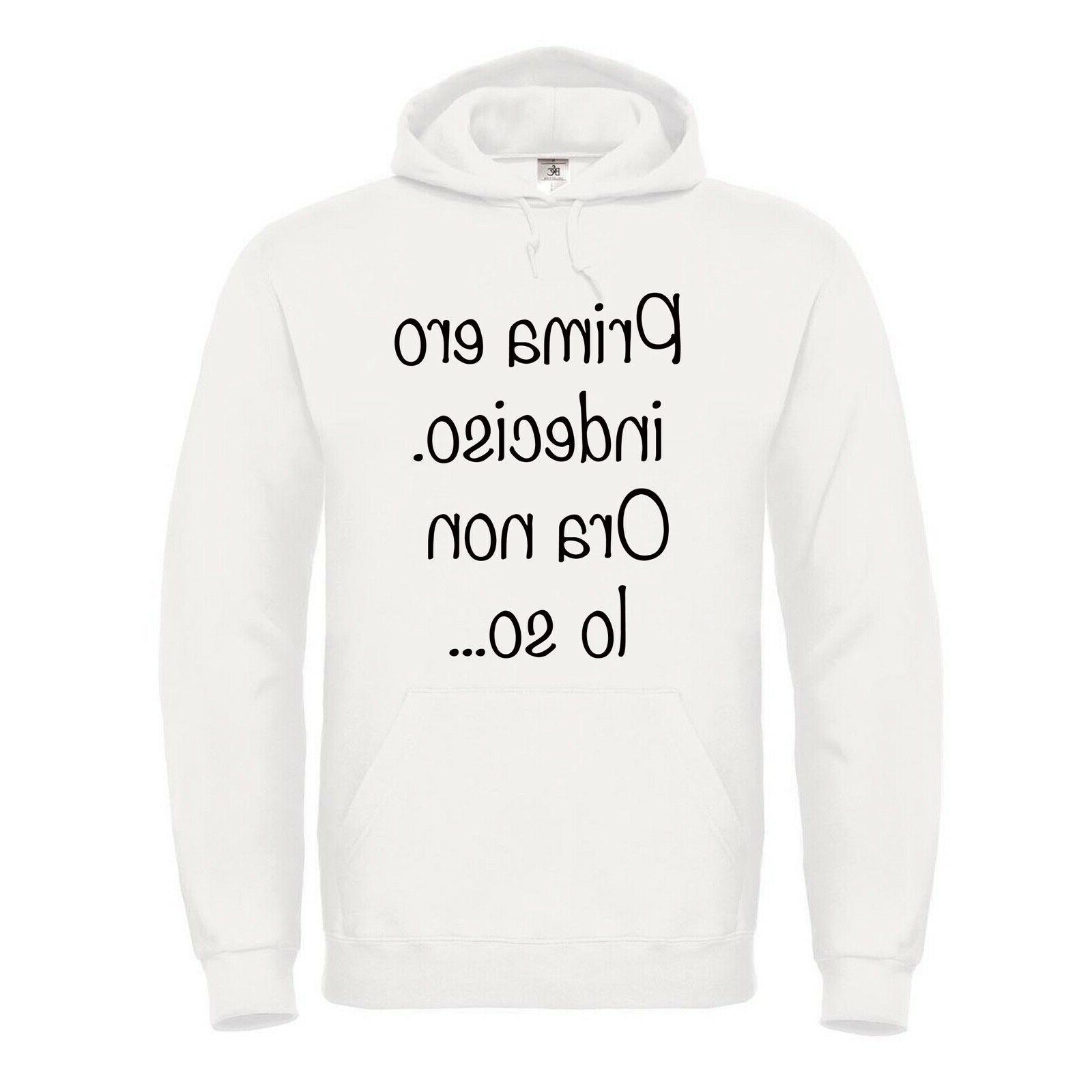 felpa con cappuccio unisex divertente prima ero
