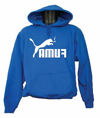 felpa con cappuccio unisex fuma t shirt
