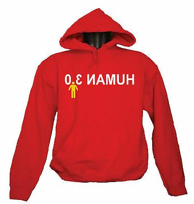 felpa con cappuccio unisex human 3 0