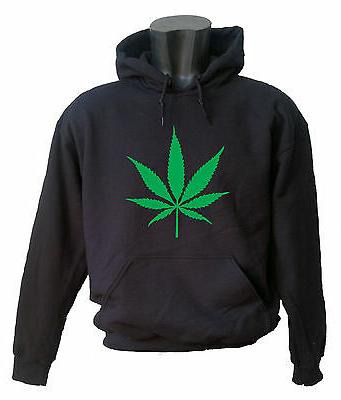 felpa con cappuccio unisex weed funny donna