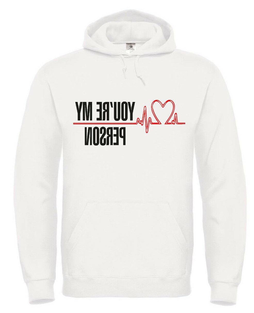felpa con cappuccio unisex you are my
