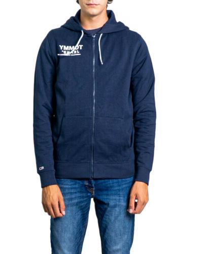 felpa con cappuccio uomo essential graphic zip