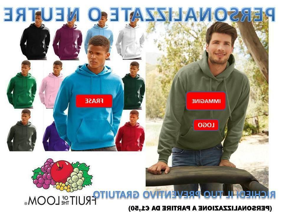 felpa con cappuccio uomo felpata maglia tuta
