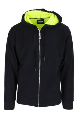 felpa con cappuccio uomo full zip unisex