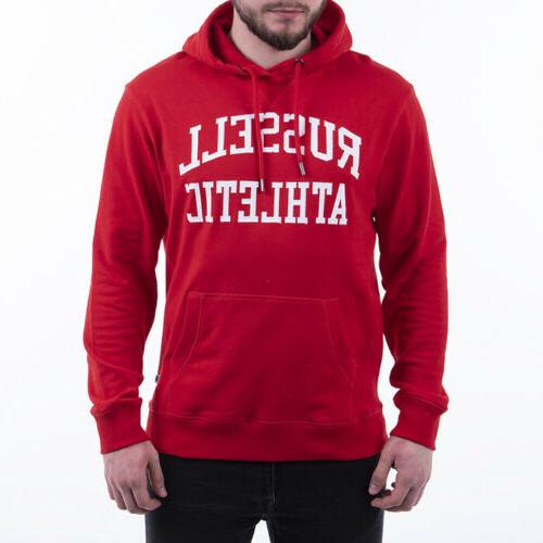 felpa con cappuccio uomo russell athletic a00951