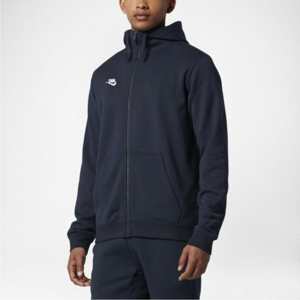 felpa con cappuccio uomo sportwear hoodie blu