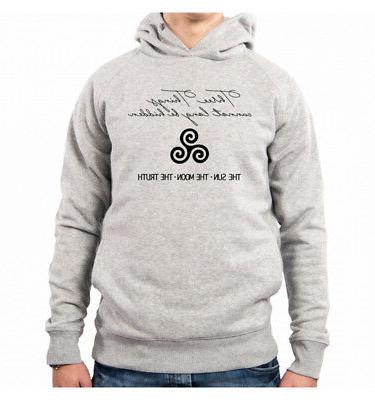 felpa con cappuccio uomo teen wolf alpha