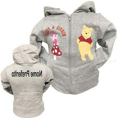 felpa con cappuccio winnie the pooh e
