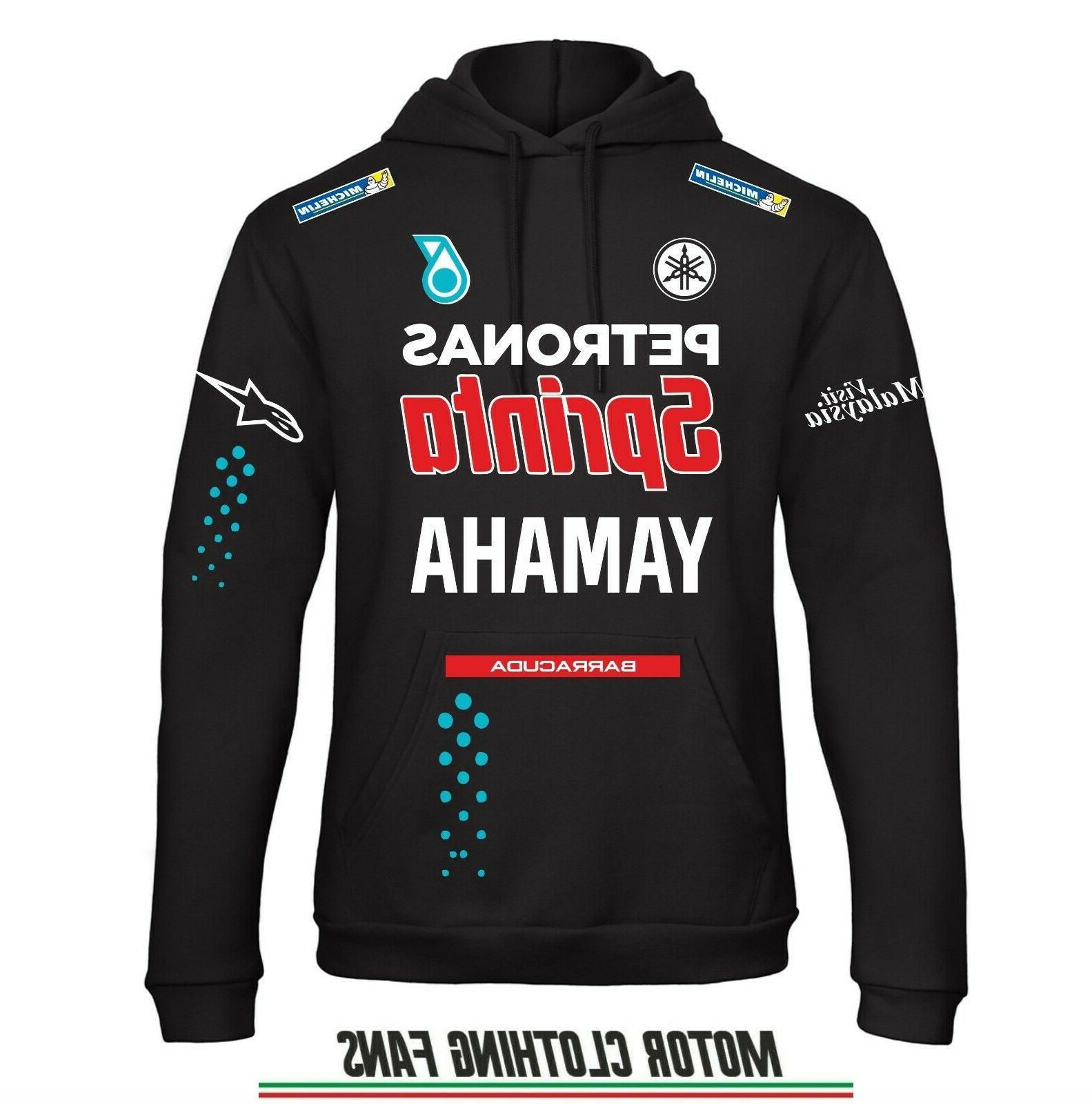 felpa con cappuccio yamaha racing team petronas