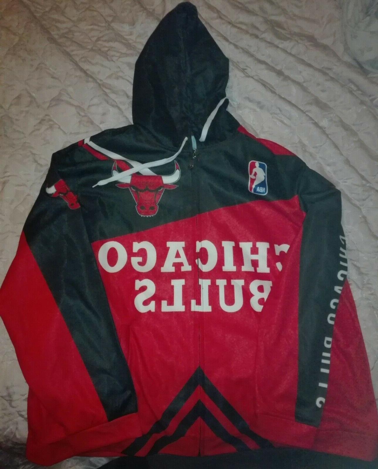 felpa con zip e cappuccio bulls 3d