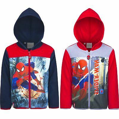 felpa con zip e cappuccio disney spiderman