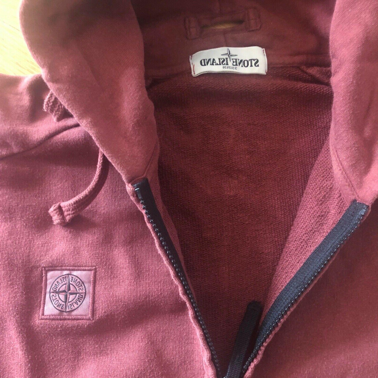 felpa con zip e cappuccio taglia l