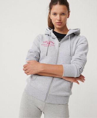 felpa con zip e cappuccio track