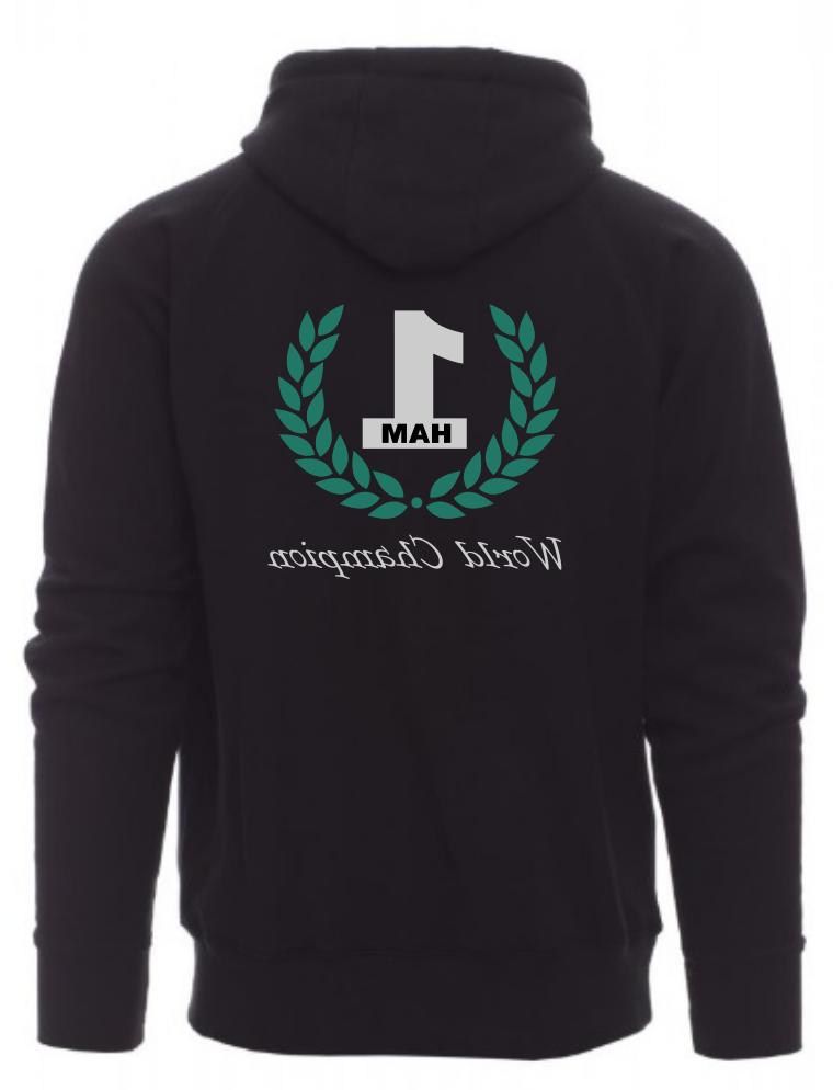felpa con zip intera e cappuccio lewis