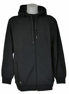 felpa conformata uomo zip cappuccio polsini tasche