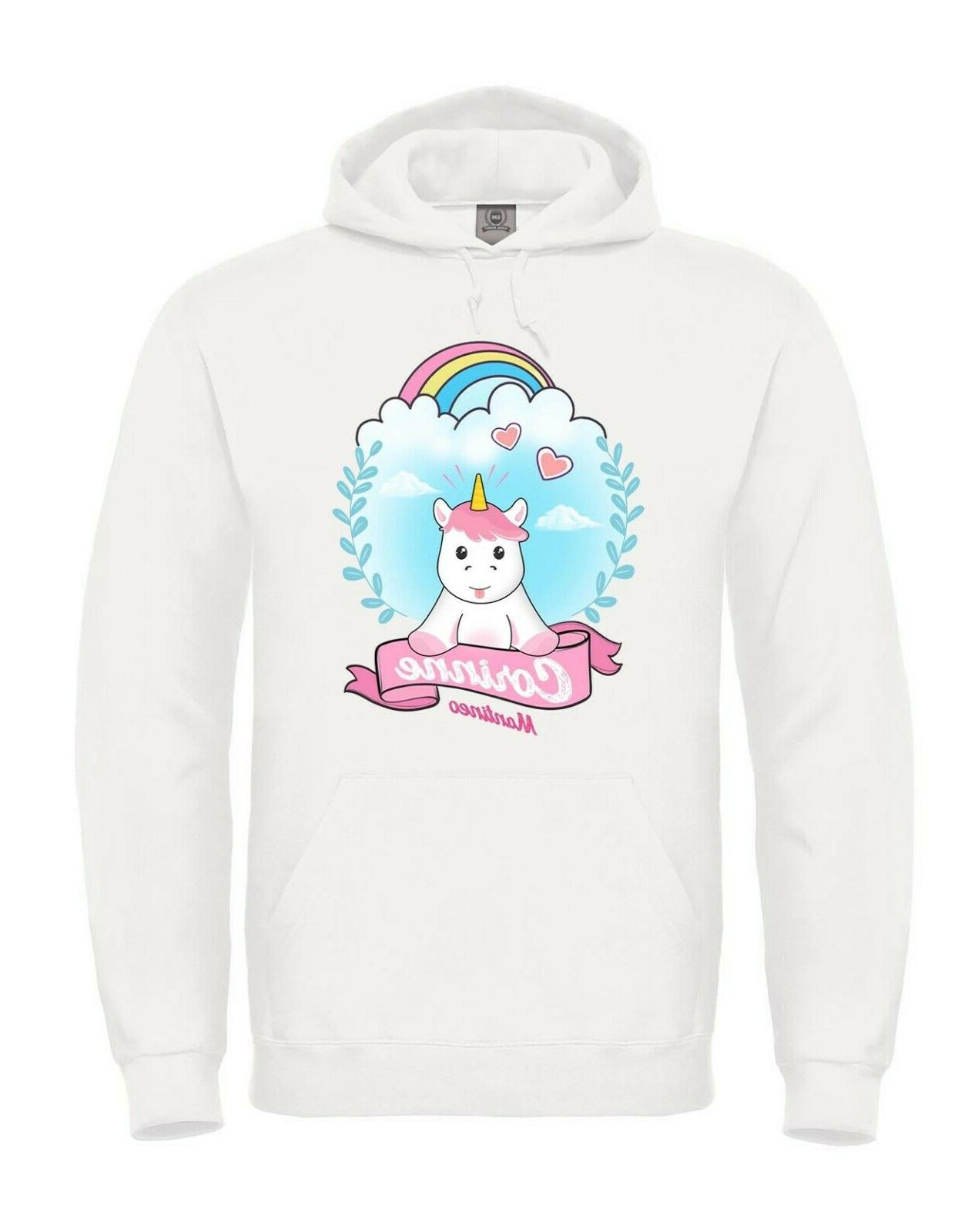 felpa corinne mantineo dolci unicorni maglietta t