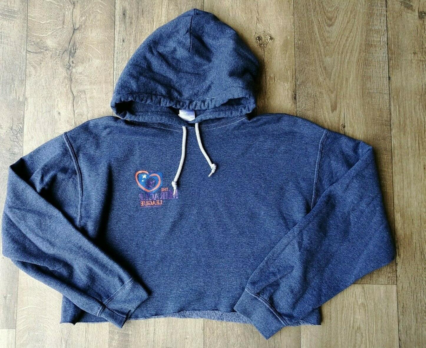 felpa corta con cappuccio donna oversize usa