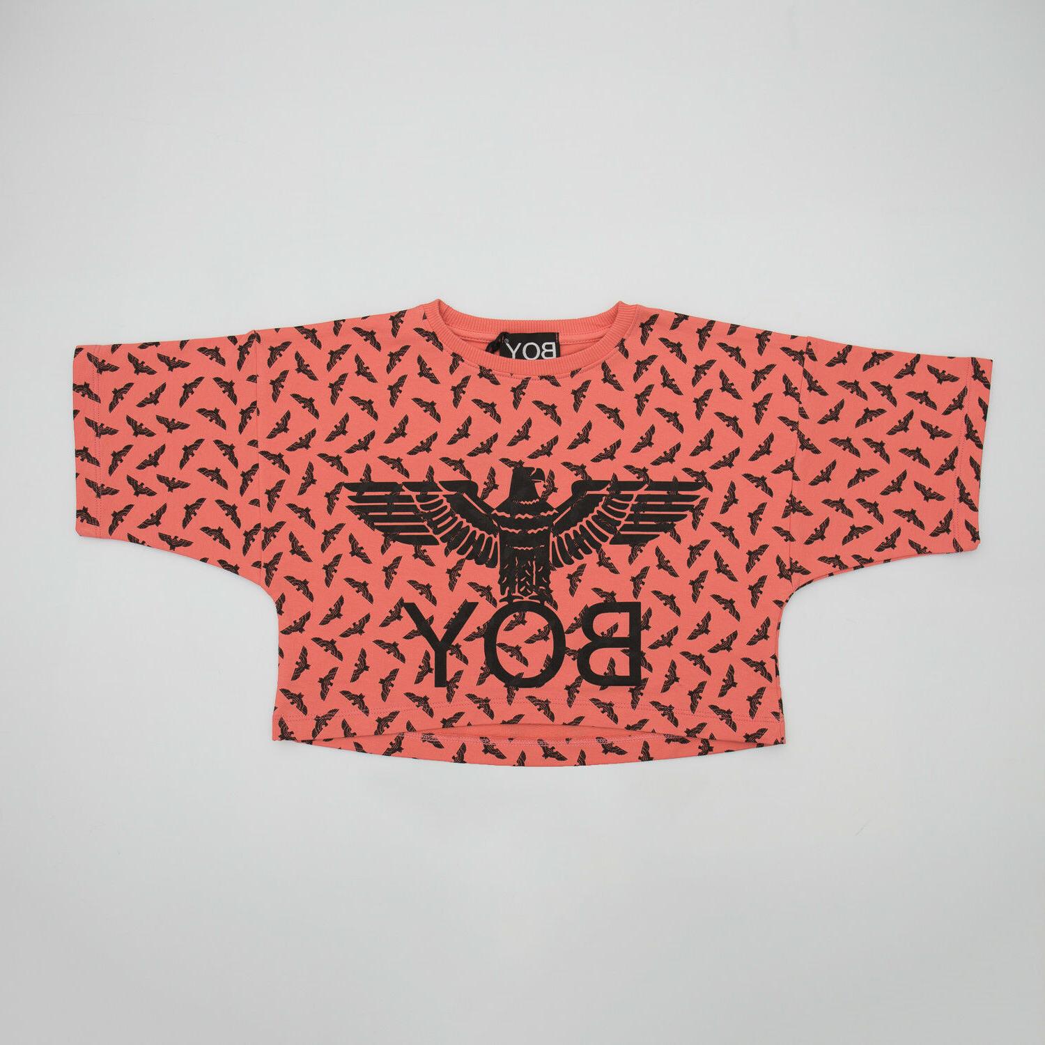 felpa corta logo nero taglia l xl