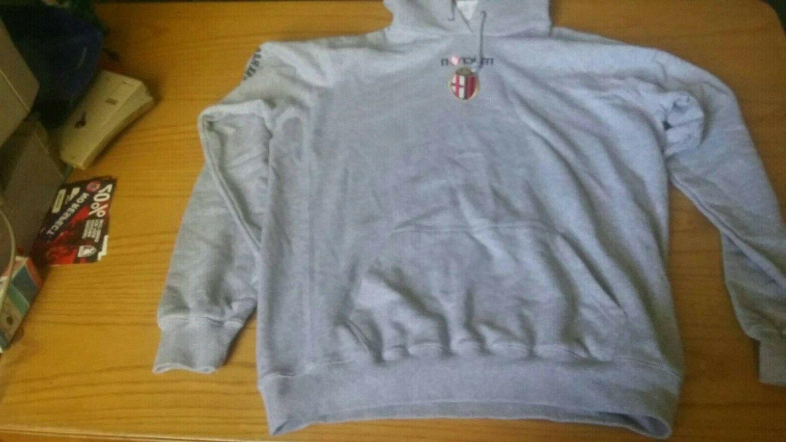 felpa cotone bologna calcio tg m