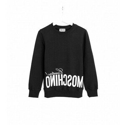 felpa couture nera maglia manica lunga bambina