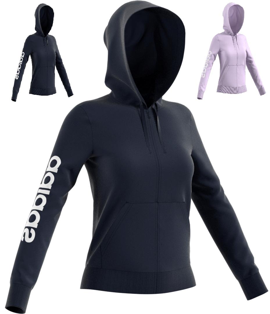 felpa da donna ragazza con cappuccio zip