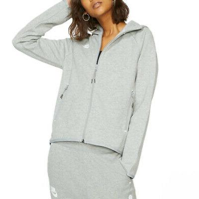 felpa da donna tech fleece cape grigia