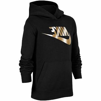 felpa da ragazzo con cappuccio club fleece