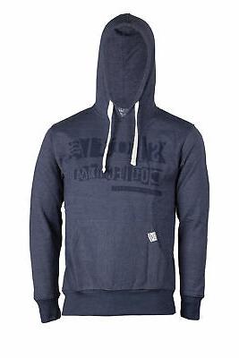 felpa da uomo con cappuccio azzurra con