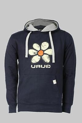 felpa da uomo con cappuccio blu navy