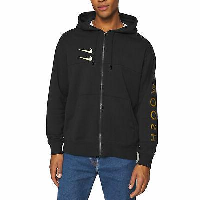 felpa da uomo con cappuccio e zip