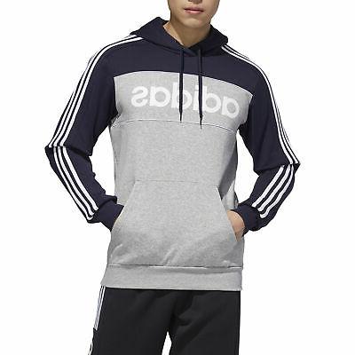 felpa da uomo con cappuccio essentials blu