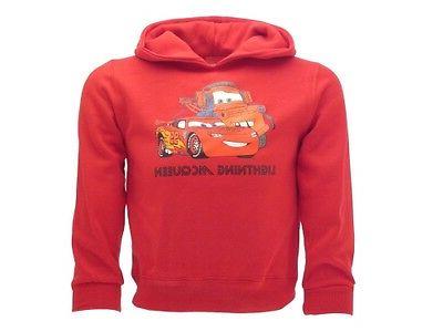 felpa disney cars bambino rosso maglia originale