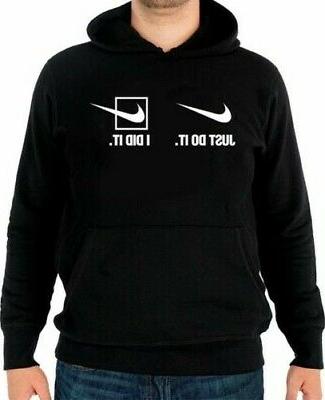 felpa divertenti just do it check dv169