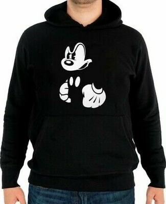 felpa divertenti mickey dv157 sil