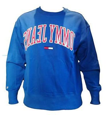 felpa dm0dm06319 hilfiger uomo vintage oversize logo