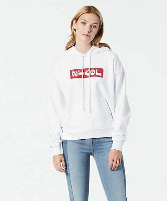 felpa donna 69639 graphic unbasic 0004 white